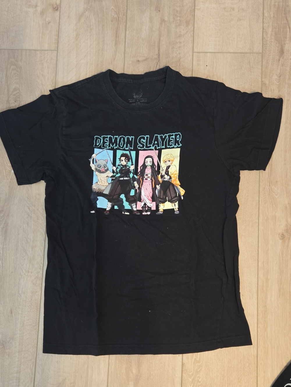 Demon Slayer Graphic Tee - Black - Picture 1 of 3